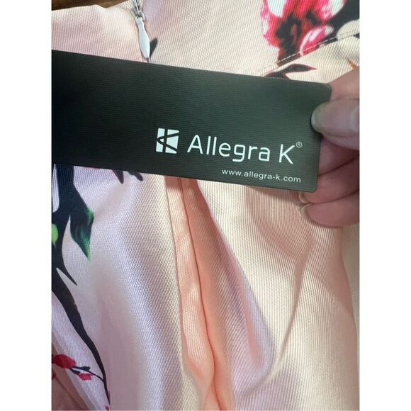 Allegra K Women’s Vintage Y2K Floral Print High Waisted Aline Midi Flare Skirt S - Picture 5 of 6